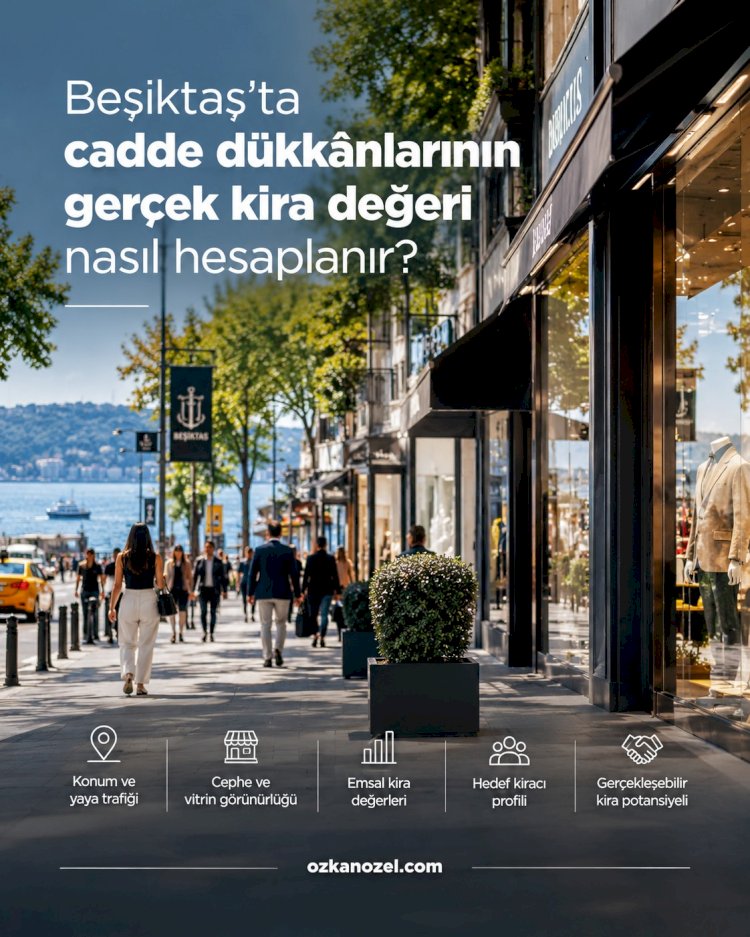 Beşiktaş’ta Cadde Dükkânlarının Gerçek Kira Değeri Nasıl Hesaplanır?